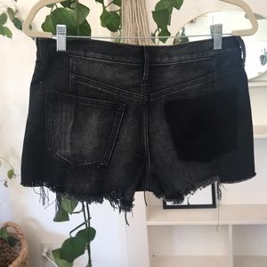 Free People Shorts - Free People- Mid waist black Denim Shorts Free People Shorts - Free People- Mid waist black Denim Shorts